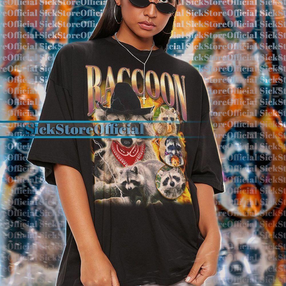 Raccoon Vintage 4 Vuitino Apparel